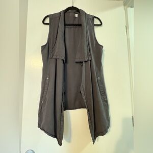 Gray Sleeveless Women's Jacket